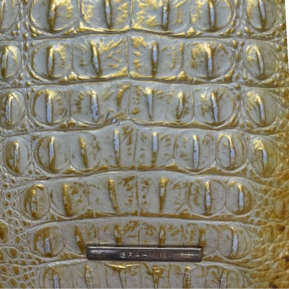 Brahmin Katie Crossbody Canary Yellow Ombré Bag - Picture 12 of 15